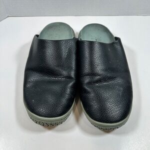 Snibbs Clog Mens 10.5 Womens 12 Mint Chip Black Pebble Slip Resistant Work Shoes